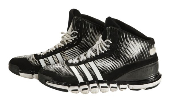 2014-2015 Brook Lopez Game Used Adidas Sneakers (Steiner)